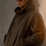 ITALIAN WATCH JACKET IN WOOL - Moss