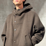 ITALIAN WATCH JACKET IN WOOL - Moss