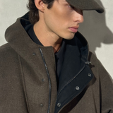 ITALIAN WATCH JACKET IN WOOL - Moss