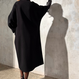 ITALIAN BATWING COAT - Noir