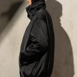 SATEEN BOMBER - Noir