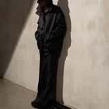 SATEEN BOMBER - Noir