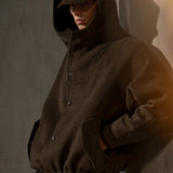 ITALIAN WATCH JACKET IN WOOL - Moss