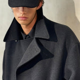 HERRINGBONE BASEBALL CAP - Charcoal