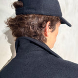PURE FOX WOOL BASEBALL CAP - Noir