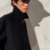 PURE FOX WOOL BASEBALL CAP - Noir