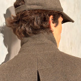 PURE FOX WOOL BASEBALL CAP - Moss