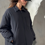 TECH SHIRT JACKET - Noir