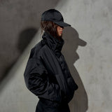 SATEEN BASEBALL CAP - Noir