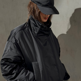 SATEEN BASEBALL CAP - Noir