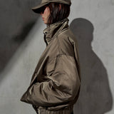 SATEEN BASEBALL CAP - Taupe