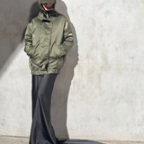 SATEEN BOMBER - Army