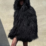 HOODED MONGOLIAN - Noir